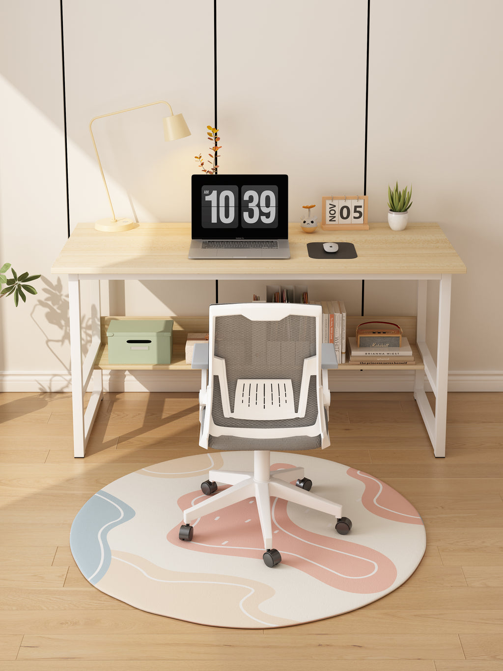 Computer Desk With Shelf