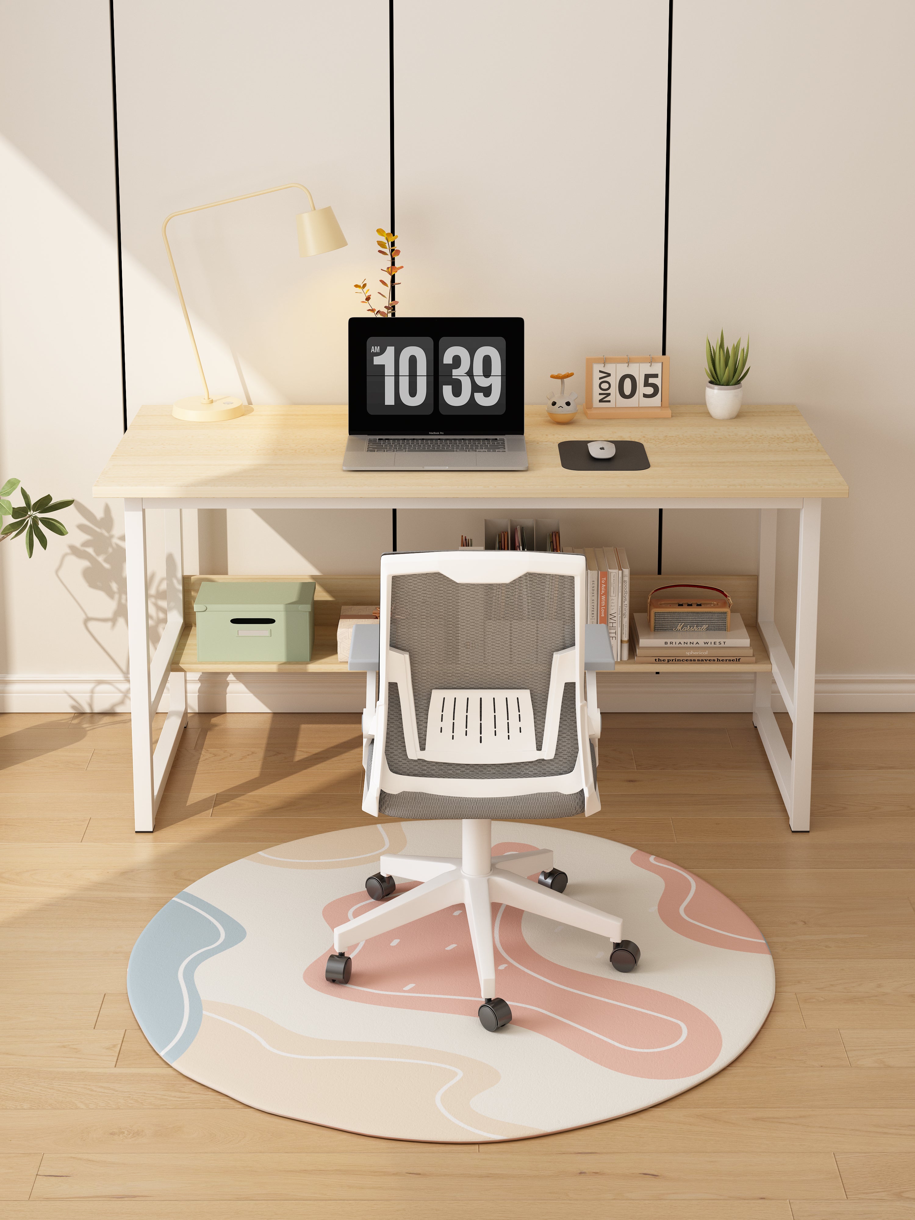 Computer Desk With Shelf