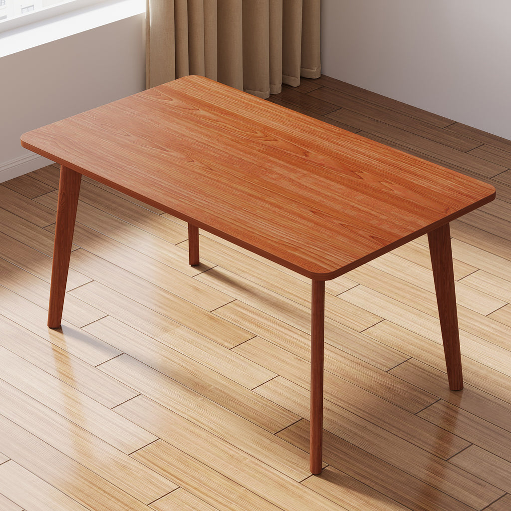 Dining table and 4 chairs set With Wood legs and frame.