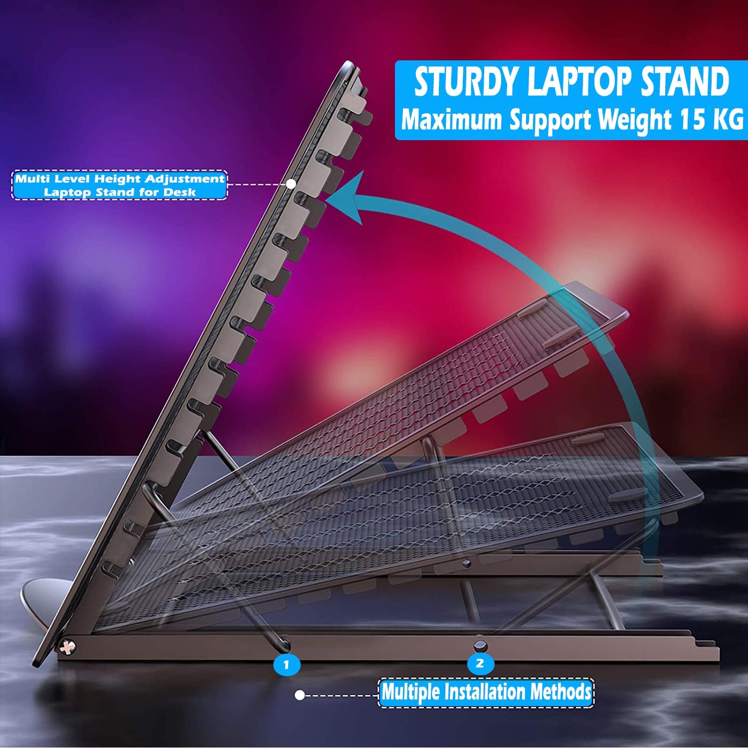 Adjustable Laptop Stand 12 Angle Portable