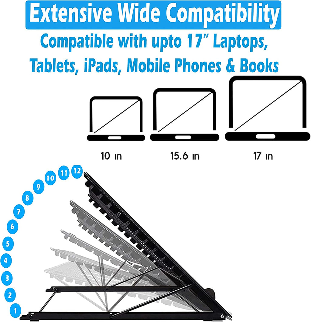 Adjustable Laptop Stand 12 Angle Portable