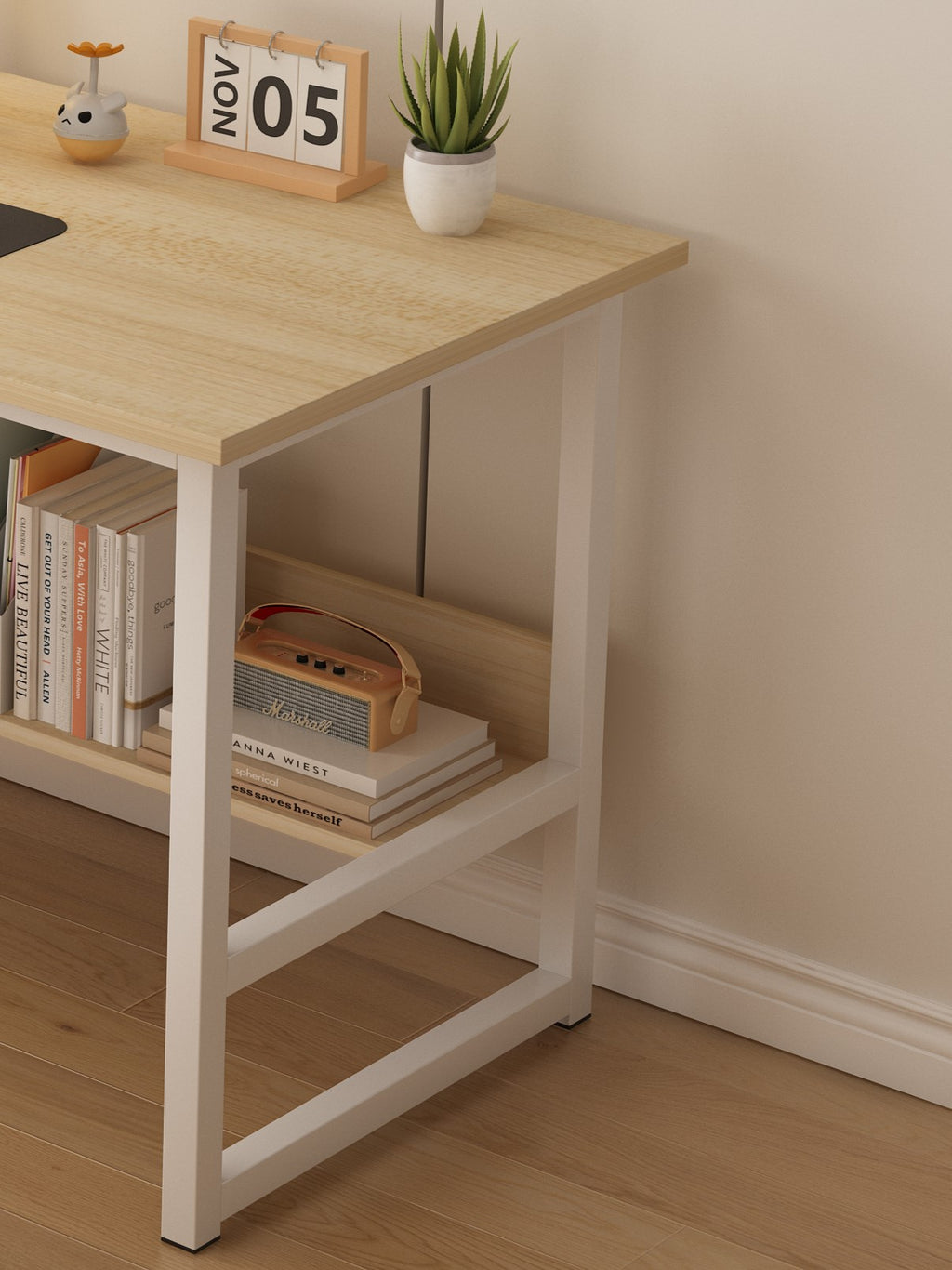 Computer Desk With Shelf