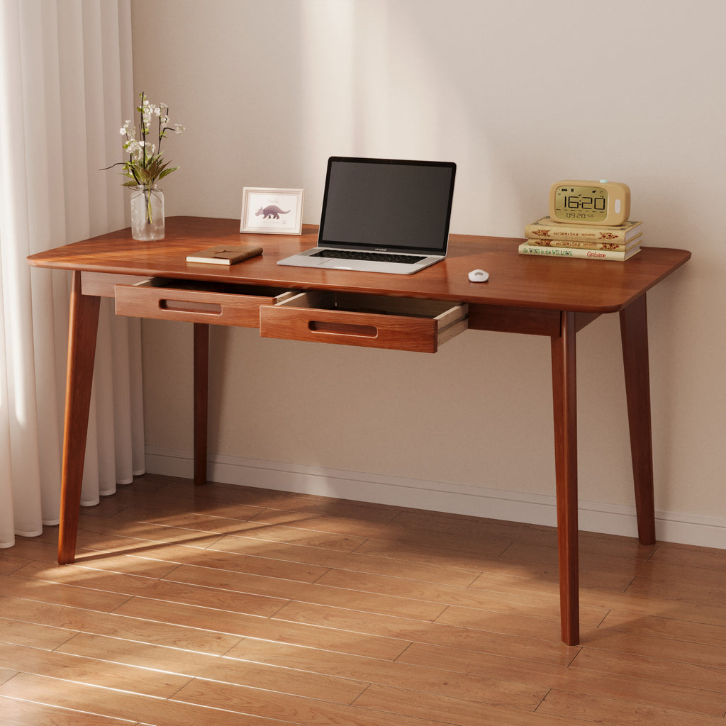 Home Office Desk with Drawers for Bedroom, Office