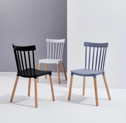 Classic Elegant With Beech Wooden Leg Dining Chair