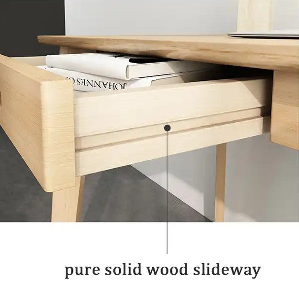 Home Office Desk with Drawers for Bedroom, Office