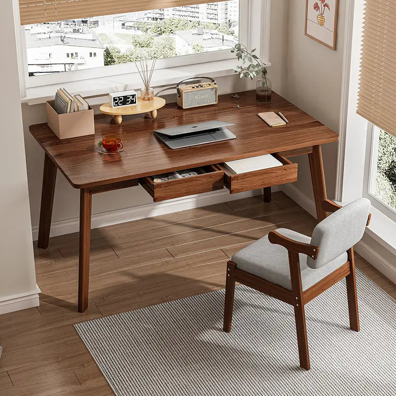 Home Office Desk with Drawers for Bedroom, Office