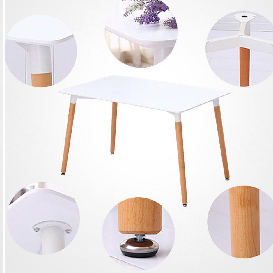 Modern Dining Table And 6 Padded Chairs